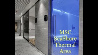 MSC SeaShore Thermal Area Tour [upl. by Rett]