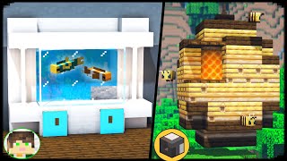 10 Cool Pet House Design in Minecraft  ft CUBIUS [upl. by Ahsenad585]