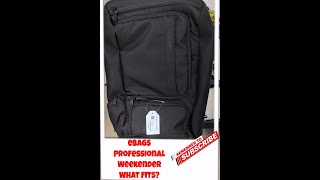 Ebags Professional Weekender WHAT FITS [upl. by Nikola]