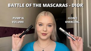 Which Dior Mascara is the best Pump n Volume VS Iconic Overcurl [upl. by Suolevram]