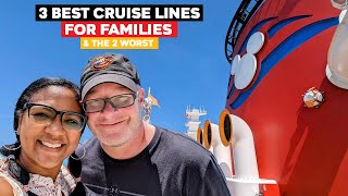 3 Best Cruise Lines For Families And The 2 Worst [upl. by Euqitsym]