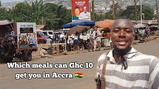 I spent 10 cedies on this  How to survive on the streets of Accra Ghana [upl. by Lyrej446]