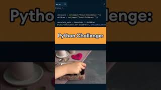 Python Challenge Candy Distribution Problem shorts 😮😮 [upl. by Agrippina485]