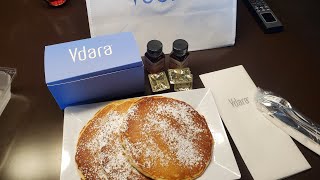 2024 Vdara Hospitality Suite Aria Review Walk Through 2 Room Suite Food Lounge Bridge [upl. by Ecirtnas]