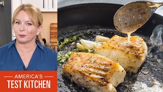 How to Make ButterBasted Fish Fillets with Garlic and Thyme [upl. by Mercier]