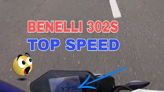 Benelli 302s Top speed Velocidad Máxima 😱🚀 [upl. by Stickney614]