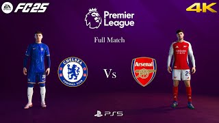 FC 25  Chelsea Vs Arsenal ft HavertzSancho amp Palmer  Premier League 2425 Full Match PS5™4K60 [upl. by Sherl]