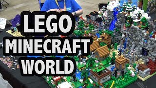 Every LEGO Minecraft Set Combined Into One Creation [upl. by Eylrahc748]