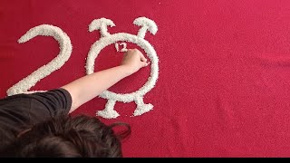 easy New year theme baby photoshoot ideas at home। monthly baby photoshoot ideas at home।2024 theme [upl. by Durgy]