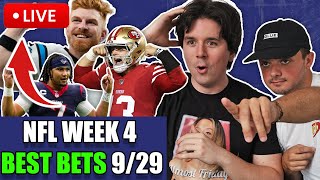 NFL WINNERS  Best Bets Parlays Predictions  Picks Today Sunday September 29th  HTP Ep20 [upl. by Krefetz]