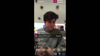 Benji Krol crying on his live [upl. by Alemat22]