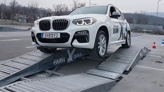 BMW X3 M40i 2018 offroad  wheel articulation xDrive test [upl. by Annohsed131]