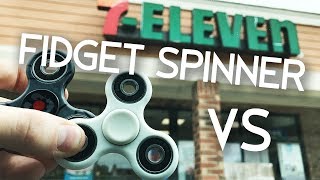 7Eleven Fidget Spinner VS Triune Spinner  Fidget Toy Hand Spinner EDC [upl. by Paderna898]