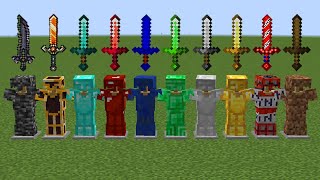 In this experiment which armor in Minecraft is stronger [upl. by Anniram818]