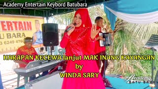 Harapan kecewa  Mak inang kayangan live cover Winda sary [upl. by Ahcsas]