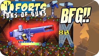 Super Powerful Giant Cannon  THE BFG Forts Multiplayer Gameplay [upl. by Louls]