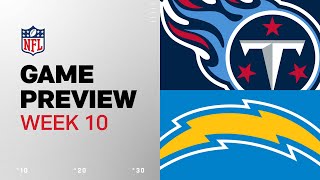 Tennessee Titans vs Los Angeles Chargers  2024 Week 10 Game Preview [upl. by Inor]