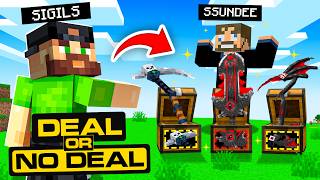 DEAL or NO DEAL for BANNED WEAPONS in Minecraft [upl. by Laverna]