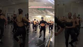 Watch these Santas go dancerehearsal dancelife rockettes radiocitymusichall [upl. by Damalus407]