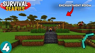 Make Enchantment Room Minecraft PE Survival Series Ep 4  Minecraft 121 Survival Gameplay In Hindi [upl. by Korwun444]