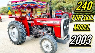 Massey Farguson 240 Model 2003 Location Khushab [upl. by Nanyt396]