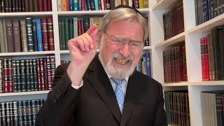 A message for Tisha BAv during the Coronavirus Pandemic  Rabbi Jonathan Sacks [upl. by Leirbma608]