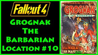 Fallout 4  Grognak the Barbarian  Boston Common  4K Ultra HD [upl. by Bendix]