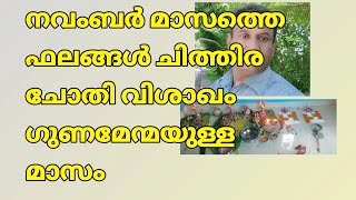 Chithira Chothi Vishakam November masaphalam [upl. by Rolat]