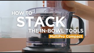 MultiPro Compact FDP31  How to stack the inbowl tools [upl. by Catton]