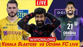 Kerala Blasters vs Odisha FC Full Match WATCHALONG   Live keralablasterfans [upl. by Clayborne]