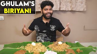 Box Biriyani from Ghulams Biriyani  Chicken and Mutton Biriyani [upl. by Cul]