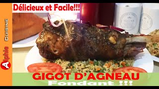 GIGOT DAGNEAU Fondant  Recette Facile   en Français [upl. by Ahseiym]