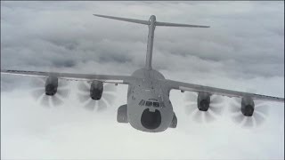 Airbus Defence and Space  A400M Heavy Airlifter Delivery To The Point Of Need 1080p [upl. by Marnia]