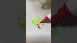 Рисую Keroppi 💚 keroppi greenfrog [upl. by Ientirb]