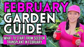 February Garden Guide What To Start From Seed Or Plant NOW garden gardeningtips vegetablegarden [upl. by Betta397]