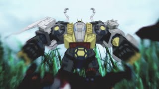 Dinobots combine into Volcanicus  POTP [upl. by Stevena858]