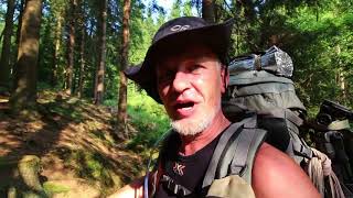 Outdooraktivität TrekkingBushcraft Mit der Hängematte auf der Hunau im Sauerland [upl. by Aicelet]