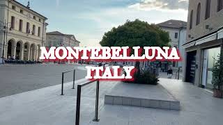 Montebelluna TV walking tour Italy September 2022 4K [upl. by Lib]