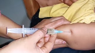 Ceftriaxone 500mg Ceftrone  amp Dexamethasone intramuscular injection Video 24 Ep 94 Injection Tips [upl. by Haraz508]