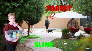 SLIME BALLOONS PRANK ON JAMILEH SHE GOT SO MAD [upl. by Rosmunda378]