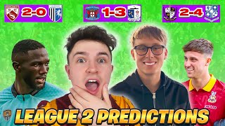 League Two Score Predictions Game Week 2 vsSuperSaddlerSeb [upl. by Hillie907]