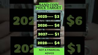 Sandbox SAND Token Price Prediction for 2025 2026 2027 and 2028  sandbox crypto altcoins [upl. by Asin]