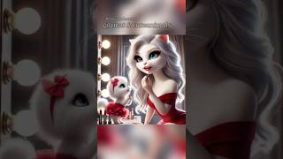 Watch This Cute Kitten Get a Purfect Makeup Makeover看看这只可爱的小猫如何化上完美的妆aicat ai cute cat shorts [upl. by Oiracam]