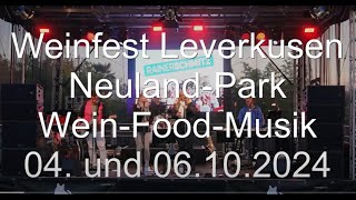 04061024 Leverkusen NeulandPark  Weinfest WeinFoodMusik  De FruendeRollercoaster [upl. by Atoel]