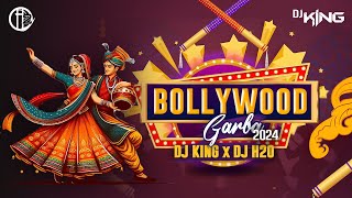 Bollywood Garba 2024  Dj King amp Dj H2o  Nonstop Bollywood Dandiya  Navratri Special [upl. by Redla358]