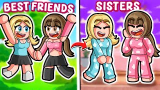 My Best Friend Became My Sister FULL ROBLOX MOVIE [upl. by Ayanet727]