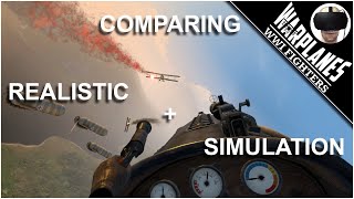 Flight Physics  Difficulty Comparison  Warplanes WWI Fighters [upl. by Mcgray]