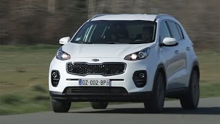 Essai Kia Sportage 17 CRDi 115 Active 2016 [upl. by Audrit]