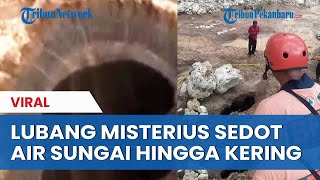 Lubang Misterius Sedot Air Sungai di Blitar hingga Kering Diduga Dampak Tanah Gerak [upl. by Eilac]