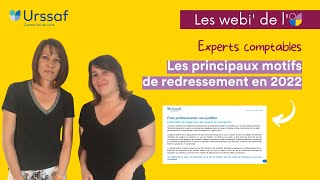 Webinaire Motifs de redressement 2022 [upl. by Rosenblast]